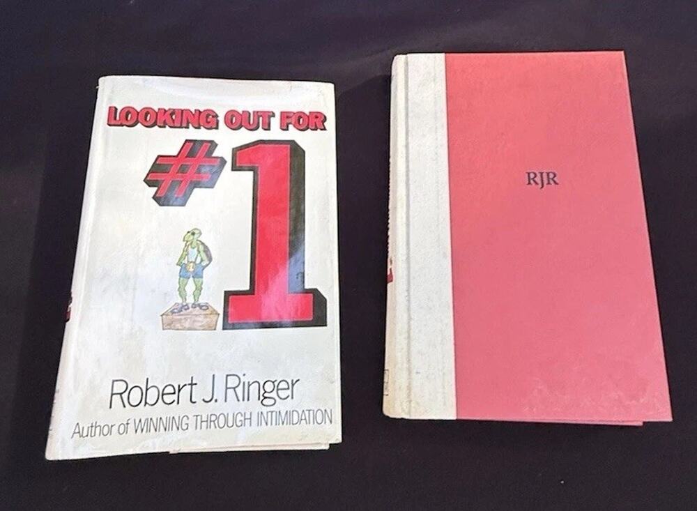 Vintage Looking Out For Number One Robert J Ringer White HC DJ First Edition